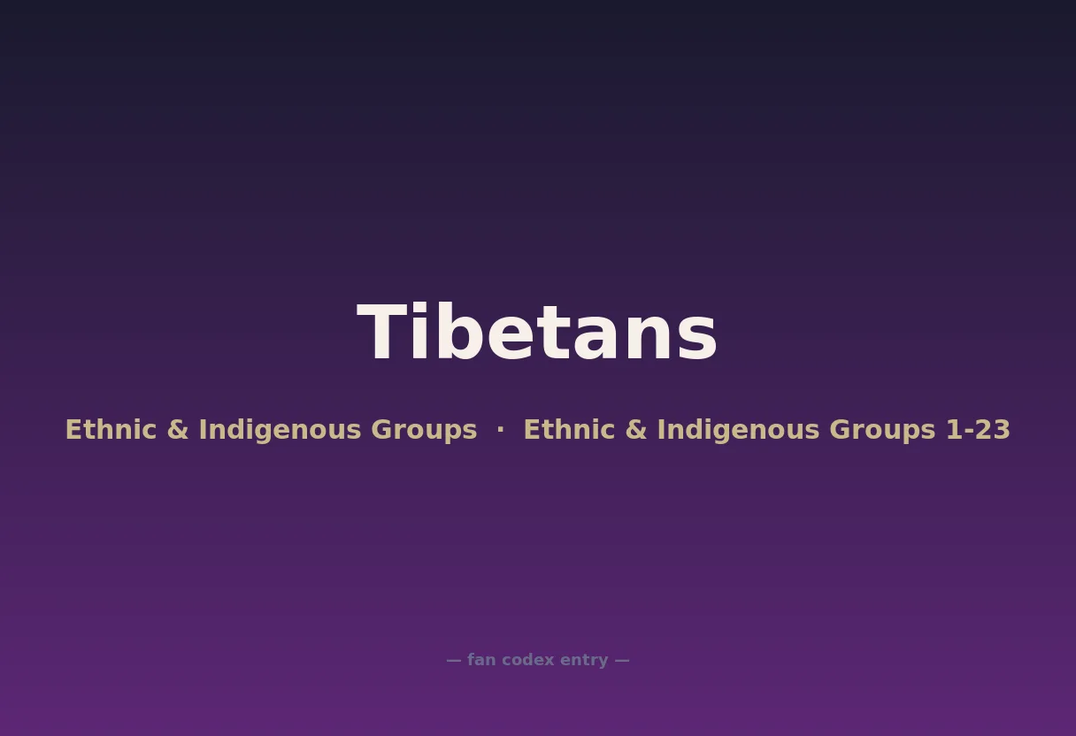 Tibetans