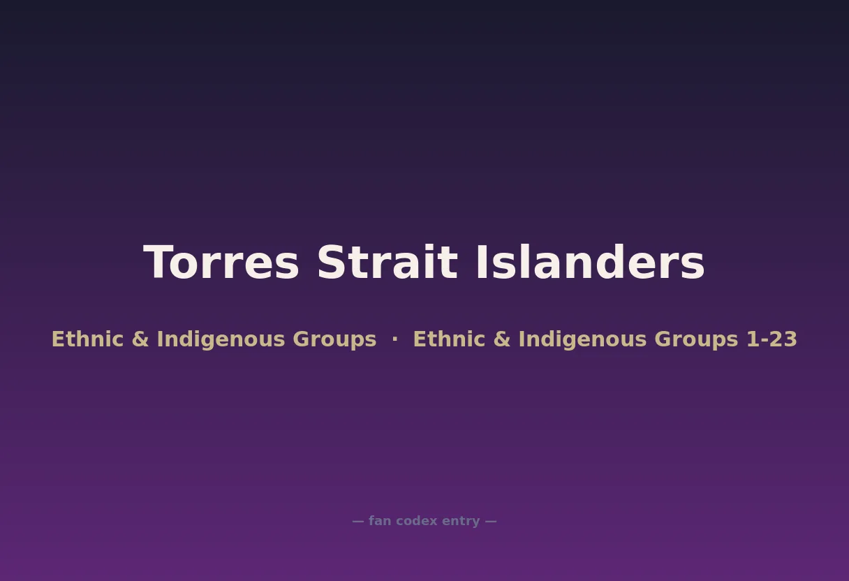 Torres Strait Islanders