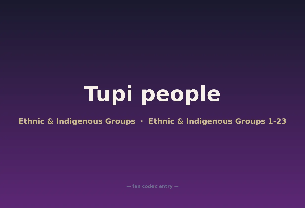 Tupi people