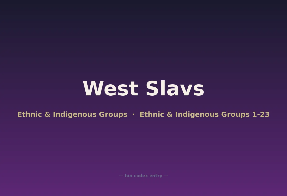 West Slavs